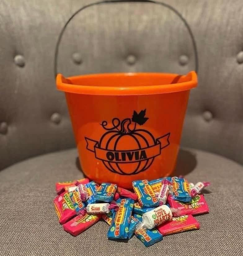 Personalised Trick or Treat Bucket